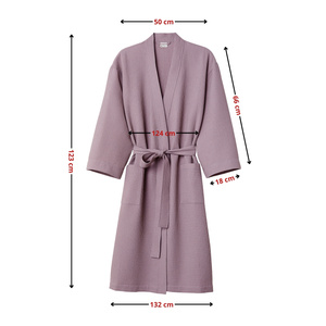 Gofer Unisex Cotton Bathrobe Vizzy XL 06 Heather Purple