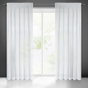 Decorative Curtain Viola on Tape 140 x 270 White