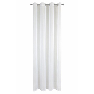 Lucy Decorative Curtains 140 x 250 White Throw