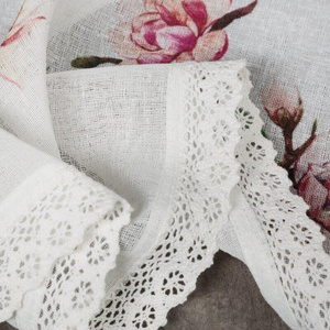 Curtain 60 x 150 Decorative Ready-made Ari Tunnel White+Pink