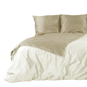 Bedding 180 x 200 3pc Satin Nova3 Cream+ Beige