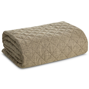 Bedspread 170 x 210 Quilted Len1 C.Beige