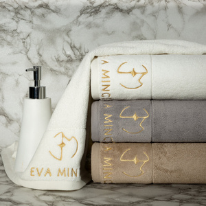 Eva Minge Gaja Bath Towel 70 x 140 Beige