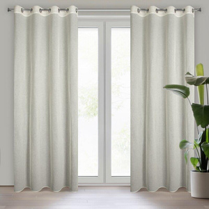 Curtain 140 x 250 Decorative Darla Natur Splits