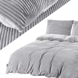 Bedding set 200 x 220 3pcs Microfiber Bear Stripes Ayse 2254