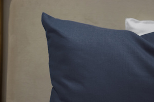 Cotton Pillowcase 50 x 50 Uniform Ola Navy Blue