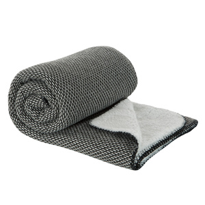 Blanket 150 x 200 Microfiber Two-sided Panda Black+White