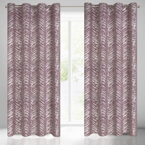 Curtain 140 x 250 Decorative Velvet Sara Pud+Silver
