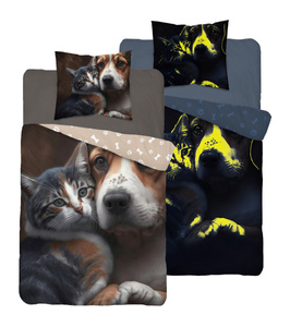 Bedding 160 x 200 2pcs FLUO Youth Jaime 4731A