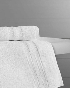 Towel 30 x 30 Cotton Prestige 550g/m2 White