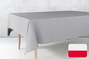 Tablecloth 120x200 Stainproof Classic Elegant Gray