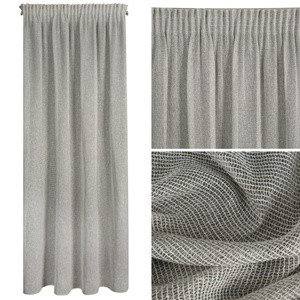 Curtain 140 x 270 Decorative Emilia Silver Tape