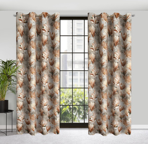 Curtain 140 x 250 Decorative Drawstring Lari C.Beige