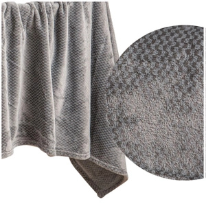 Blanket 200 x 220 Plush Microfiber Willy Graphite