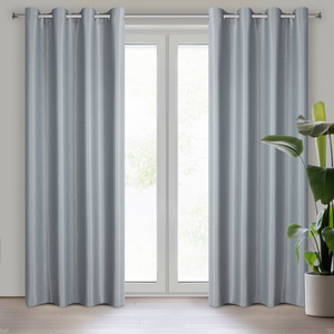 Ready Curtain Selina 140 x 250 Eyelets Silver