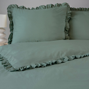 Bedding 220 x 200 3pc Pure Cotton with Ruffle 07