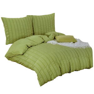 Bedding 200 x 220 3pc Single Stripe Bark Clea 03