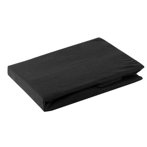 Jersey sheet with elastic D91 120x200 w.25 Black