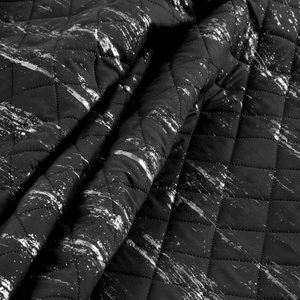 Quilt 170 x 210 Printed Blink/1 Black+Silver