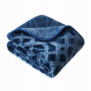 Blanket 160 x 200 Acrylic Stamped Vito Pomegranate