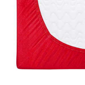 Jersey sheet with elastic 016_D Red 120x200