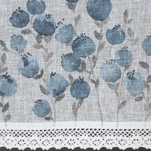 Decorative Curtain Pola 60 x 150 Blue