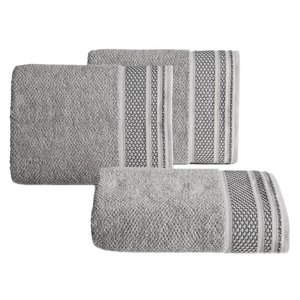 Towel 70 x 140 Bath Frotte Suzana 01 Silver