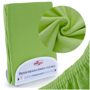 Jersey Bed Sheet with Eraser 025_D Dark Green 140x200
