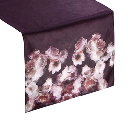 Tablecloth Runner 40 x 140 Decorative MERLA C. Maroon