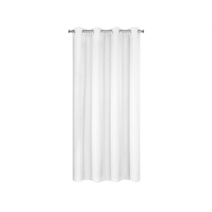 Curtain 140 x 175 Decorative Rita White Drawstring