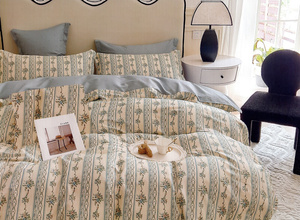 Bedding 160 x 200 3pc Satin Cotton No. A1708