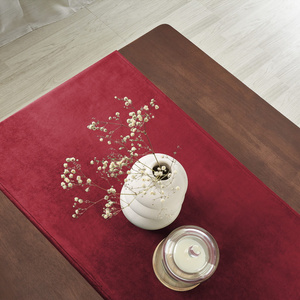 Runner 60 x 120 Decorative Velvet Soft Red