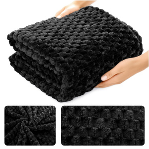 Blanket 200 x 220 Microfiber Embossed Plush Ala 3D Slice 06