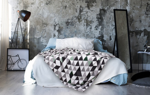 Blanket 200 x 220 Microfiber Pietro Triangles 03