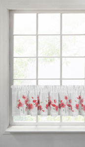 Ready-made curtain Mari on tape 30 x 150 White