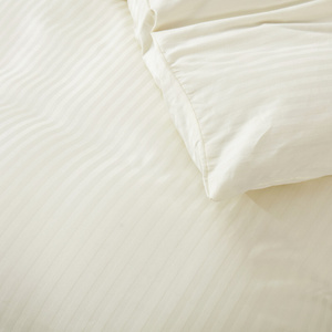 Bedding 140 x 200 2pc Cotton Adamash Ecru