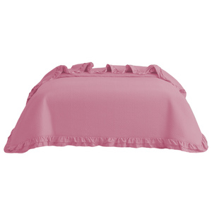 Quilted Bedspread 220 x 240 with Ruffle Rosella 08