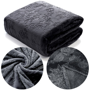 Blanket 160 x 200 Microfiber Embossed Clemente 02