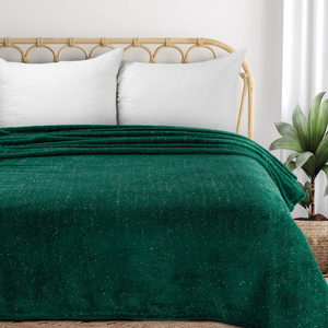 Blanket 150 x 200 Microfiber Shiny Blink C.Green+S