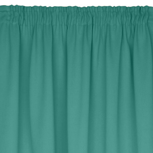 Blackout Logan Tape Curtain 140 x 270 Turquoise