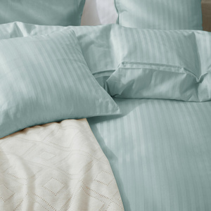 Bedding 160 x 200 3pc Cotton Adamash Sage