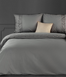 Cotton Bedding Set 200 x 220 Lana1 Steel