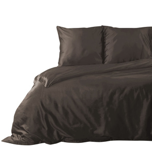 Bedding 180 x 200 3pc Satin Nova3 Brown