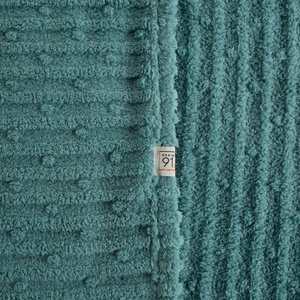 Blanket 200 x 220 Microfiber Embossed Lisa Mint