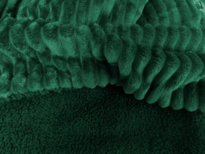 Double Sided Capri Bedspread Dark Green 160x200