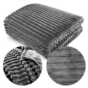 Blanket 200 x 220 Microfiber Plush Cadence Stripes 02