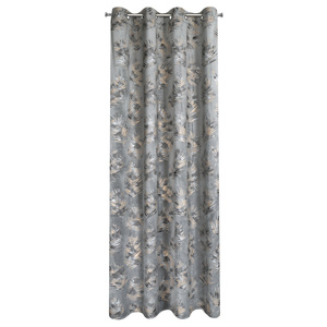 Gloria Steel+Grey Decorative Curtain 140 x 250
