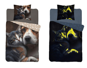 Bedding 140 x 200 2pc FLUO Youth Jaime 4731A