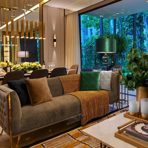 Ria2 Decorative 45 x 45 pillowcase Black