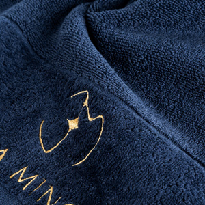 Bath Towel Eva Minge Gaja 30 x 50 Navy Blue